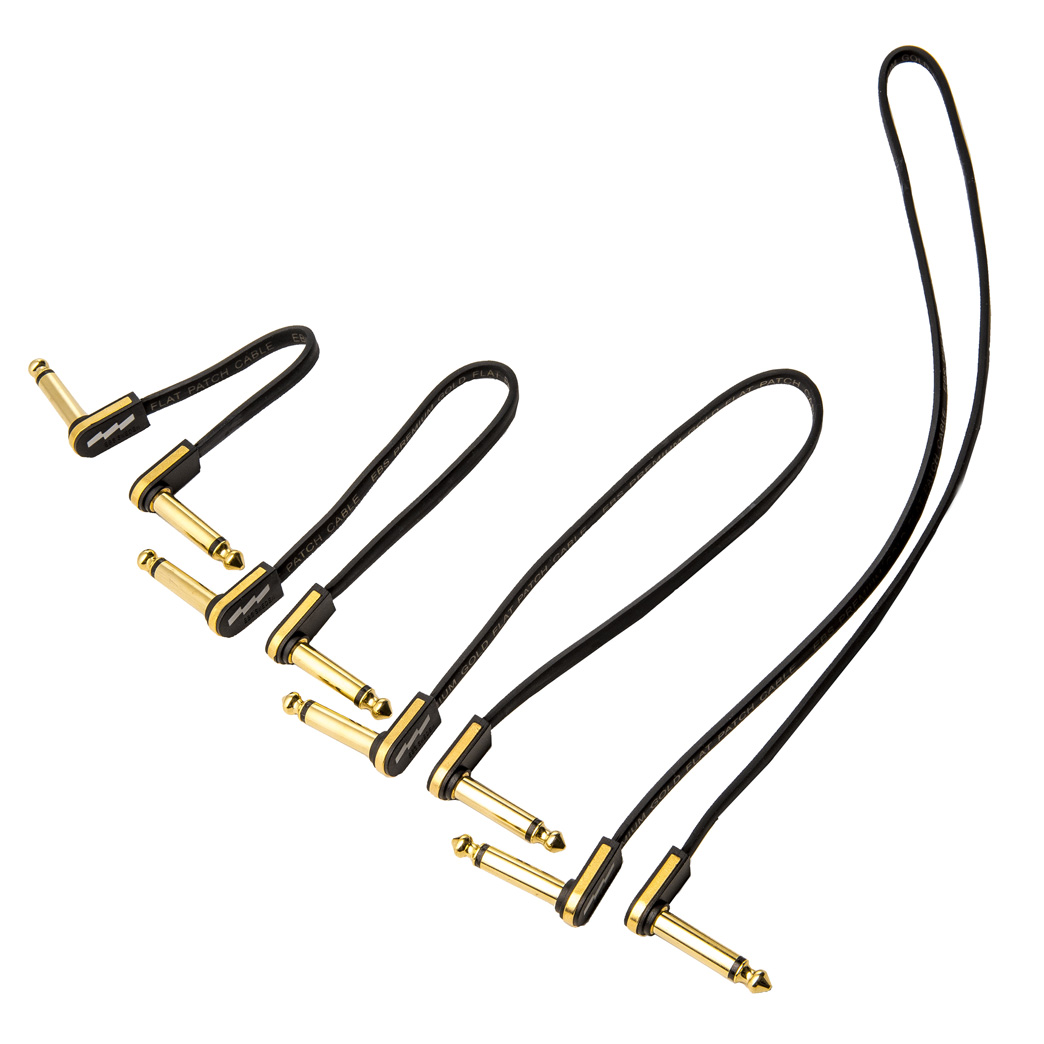 EBS PREMIUM GOLD FLAT PATCH CABLES