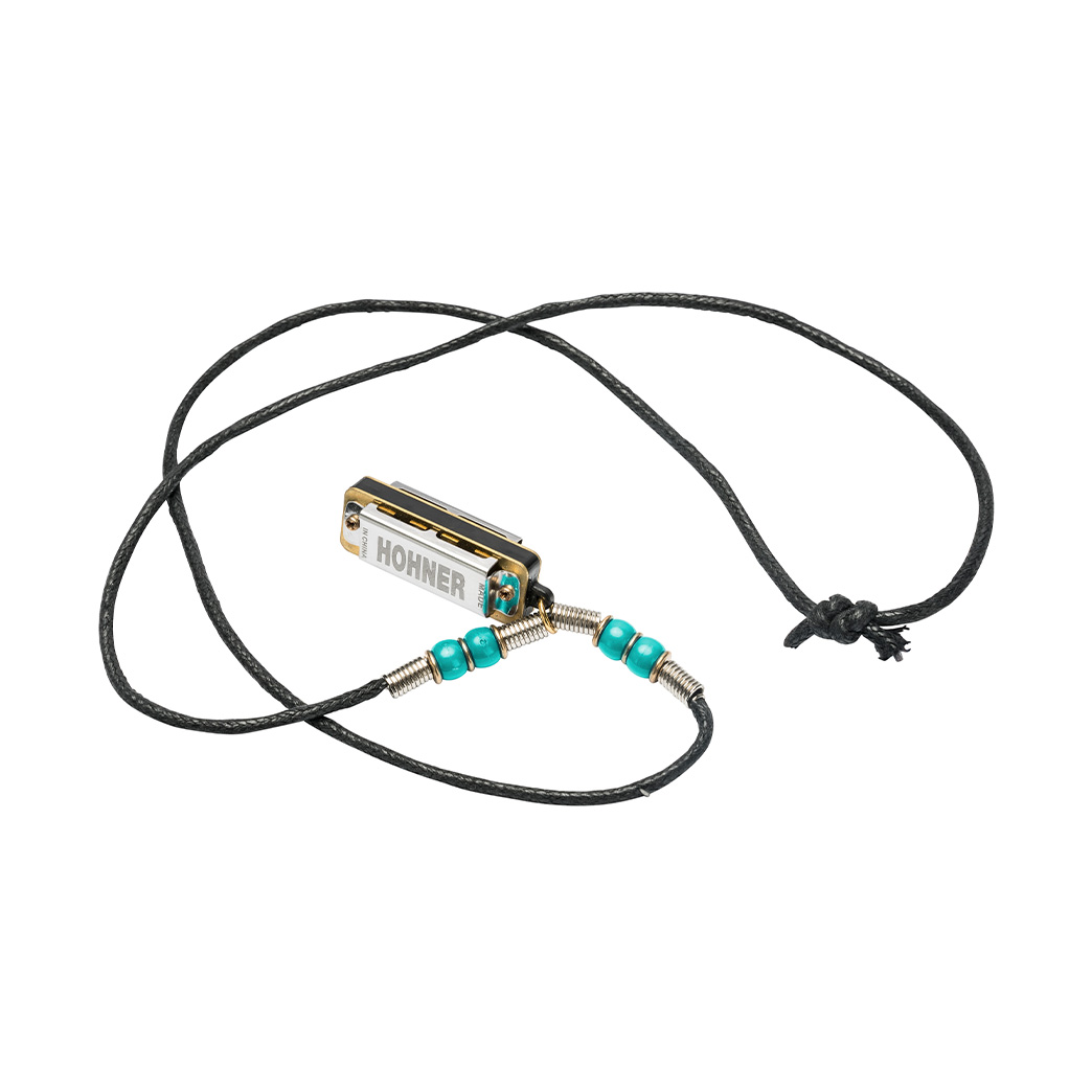Hohner Mini Harmonica Necklace ブルー