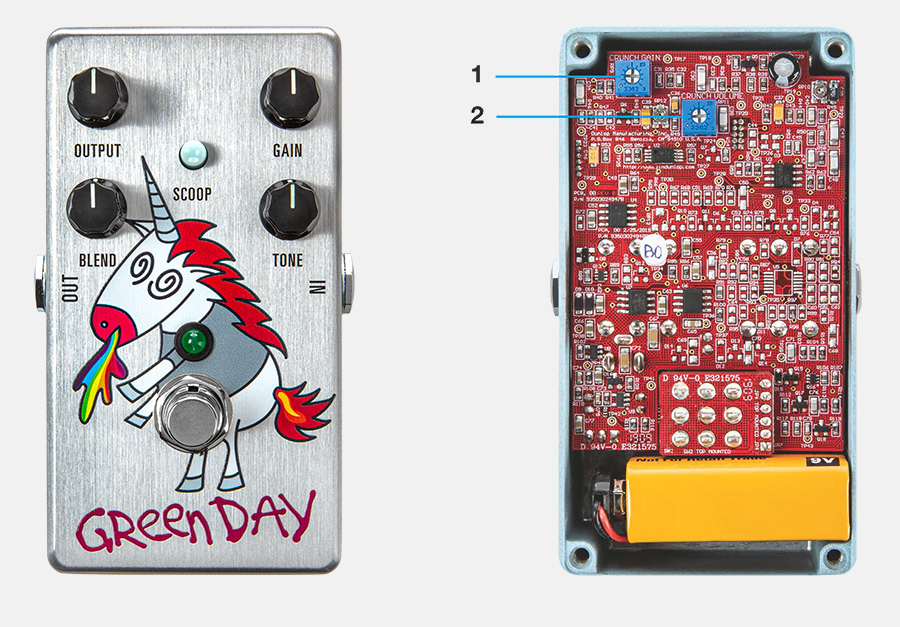 MXR® DOOKIE DRIVE™ PEDAL V3 DD25 製品特徴