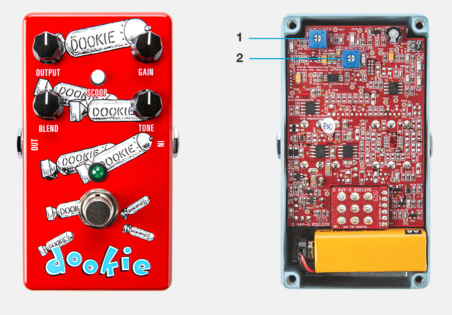 MXR® DOOKIE DRIVE™ PEDAL V4 DD25V4 製品特徴