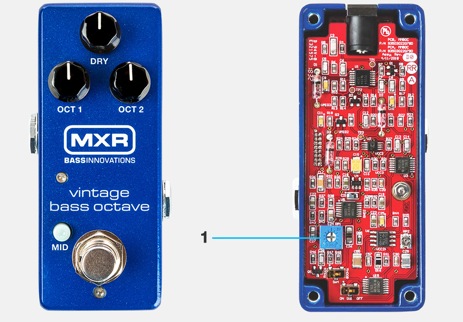 MXR® VINTAGE BASS OCTAVE 製品特徴