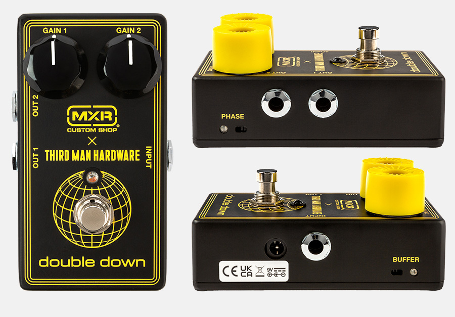 MXR® MXR® × THIRD MAN HARDWARE DOUBLE DOWN™ CSP042 製品特徴