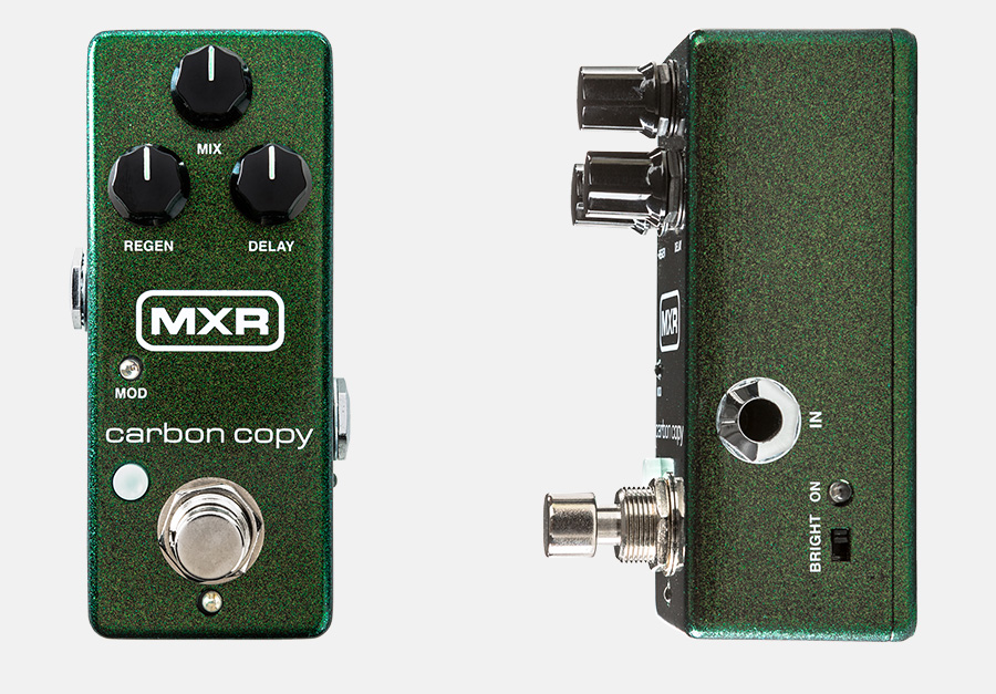 MXR® CARBON COPY® MINI ANALOG DELAY 製品特徴