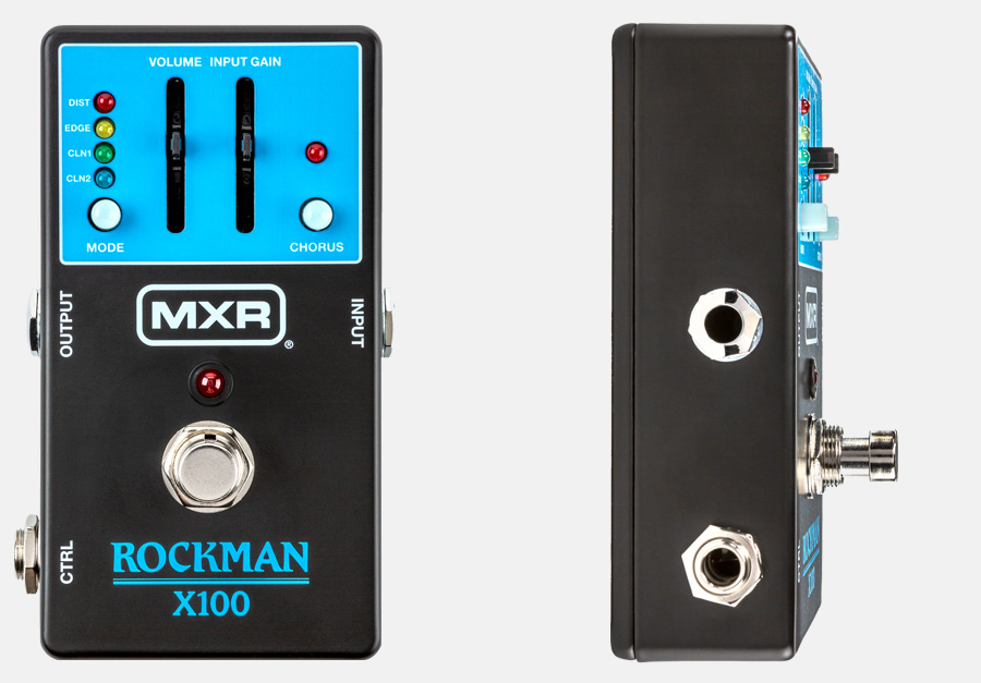 MXR® ROCKMAN® X100™ ANALOG TONE PROCESSOR 製品特徴