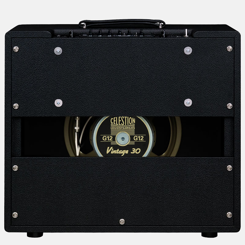 オープンバック・キャビネットにCELESTION Vintage 30 12インチスピーカーを搭載