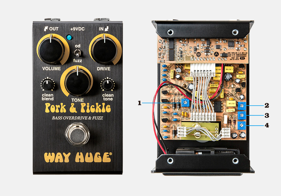 WAY HUGE® SMALLS™ WM91 PORK & PICKLE™ OVERDRIVE & FUZZ 製品特徴